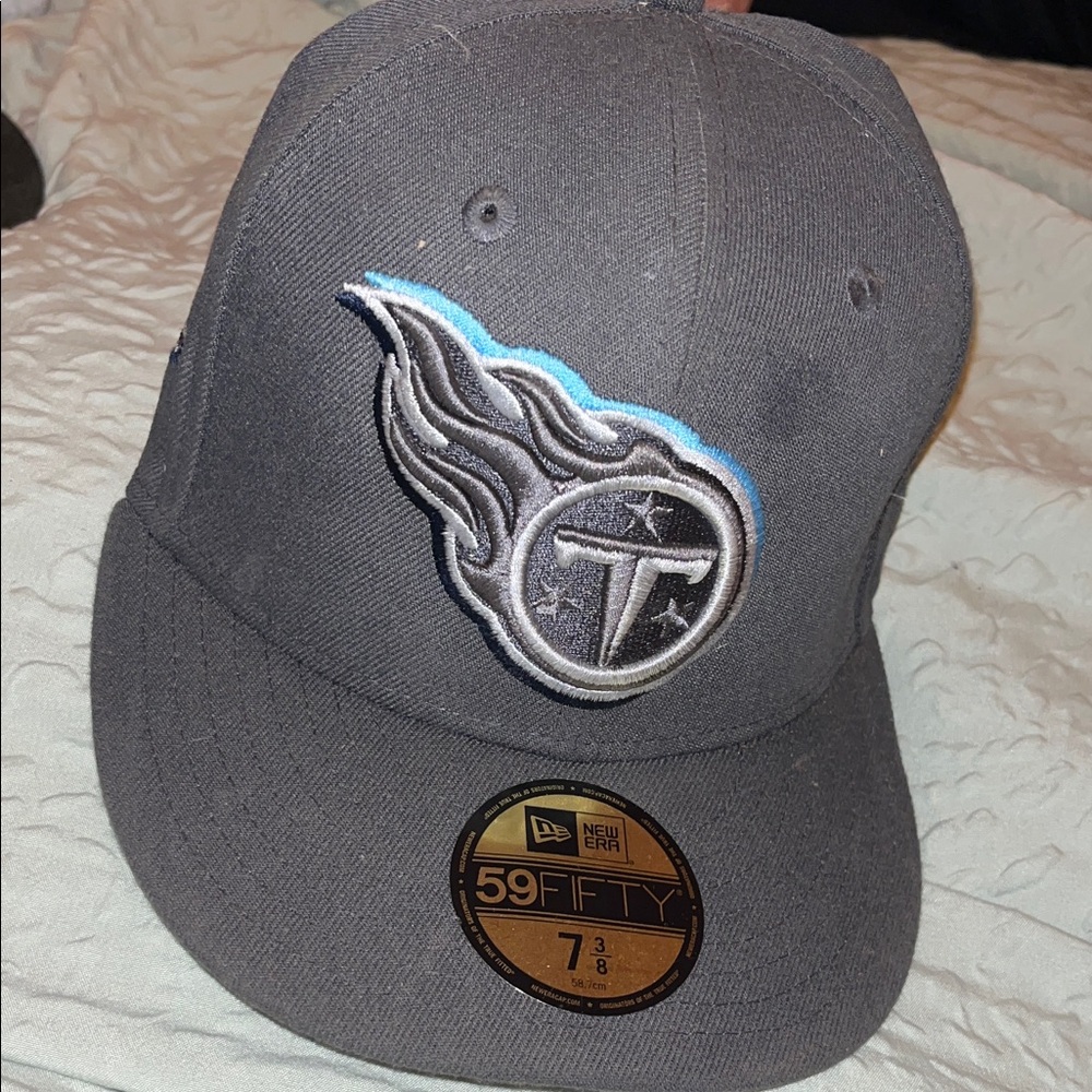 New Era Dark Gray Cap with Embroidered Logo